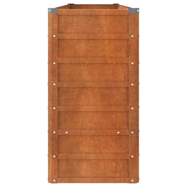 vidaXL højbed 240x40x77 cm cortenstål rustfarvet