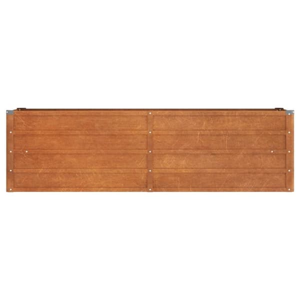 vidaXL højbed 160x40x45 cm cortenstål rustfarvet