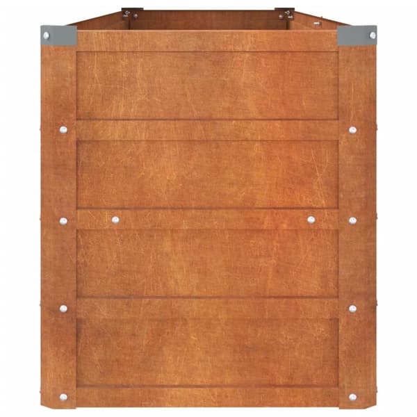 vidaXL højbed 160x40x45 cm cortenstål rustfarvet