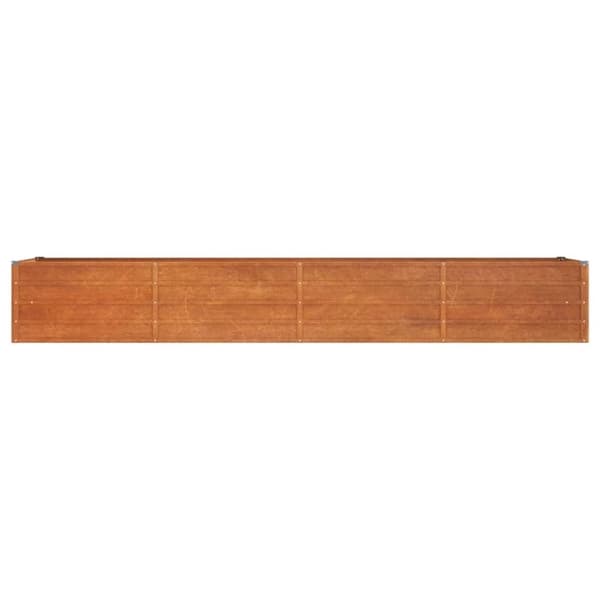 vidaXL højbed 320x80x45 cm cortenstål rustfarvet