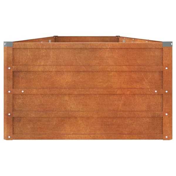 vidaXL højbed 320x80x45 cm cortenstål rustfarvet