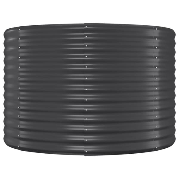 vidaXL plantekasse 175x100x68 cm pulverlakeret stål antracitgrå
