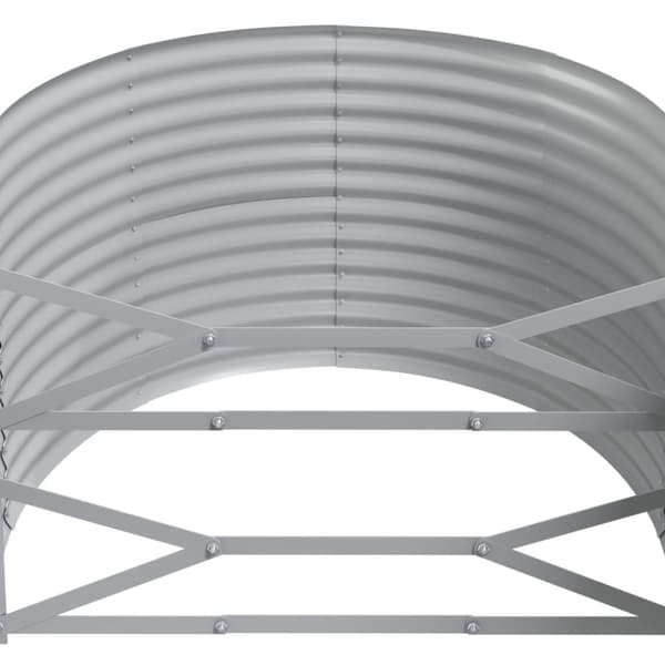 vidaXL plantekasse 175x100x68 cm pulverlakeret stål antracitgrå