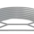 Pikkukuva 5 / 6: vidaXL Korotettu kukkalaatikko jauhemaalattu teräs 507x100x36 cm hopea