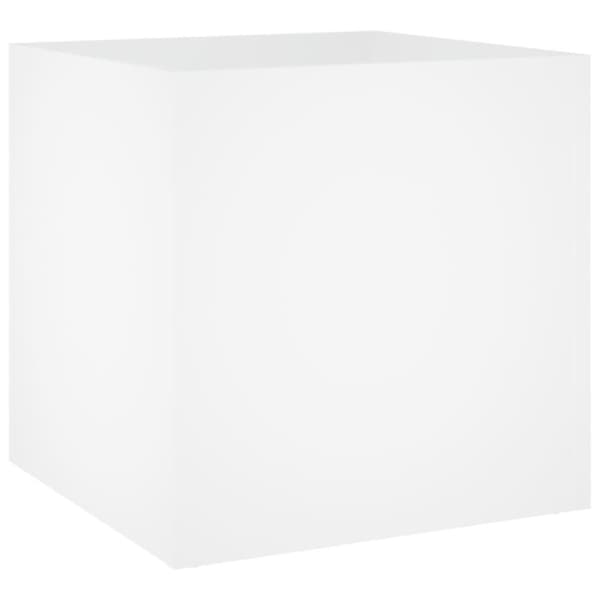 vidaXL plantekasse 40x40x40 cm konstrueret træ hvid