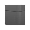 Pikkukuva 2 / 2: Blommorpanna och fyrkantiga växter Capri Campana - Plast - 37x37 cm - Anthracite - Artevasi