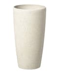 Miniatyrbilde 5 av 9: Sett med 2 blomsterpotter Beige Stein 23 x 23 x 42 cm Rund form Moderne Minimalistisk Utendørs Innendørs Dekorasjon Tilbehør