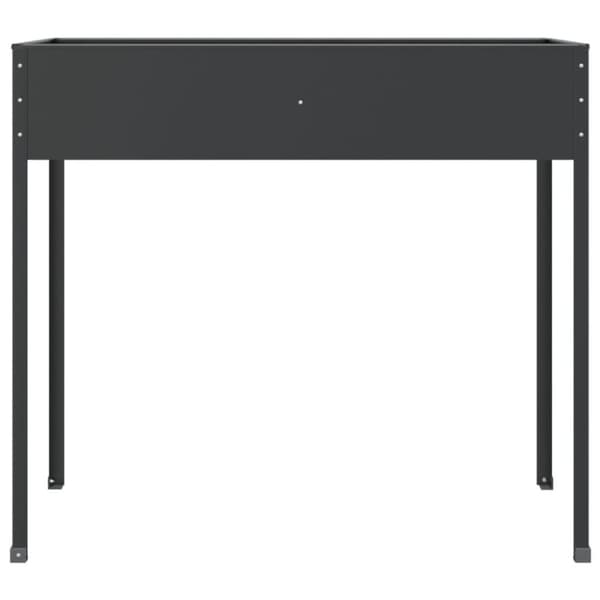 vidaXL Odlingslåda antracit 100,5x40,5x90 cm galvaniserat stål