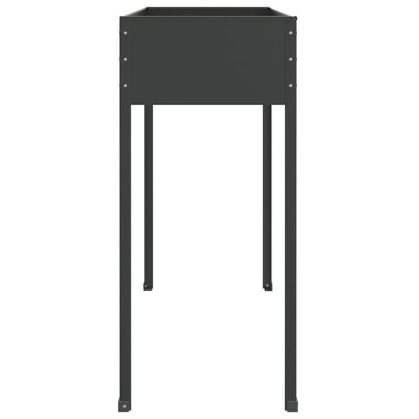 vidaXL Odlingslåda antracit 100,5x40,5x90 cm galvaniserat stål