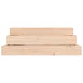 Miniatyrbilde 4 av 7: vidaXL Plantekasse 78x78x27 cm heltre furu
