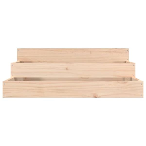 vidaXL Plantekasse 78x78x27 cm heltre furu