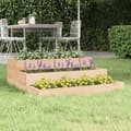 Miniatyrbilde 1 av 7: vidaXL Plantekasse 78x78x27 cm heltre furu