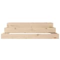 Miniatyrbilde 4 av 9: vidaXL Plantekasse 107x107x27 cm heltre furu