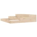 Miniatyrbilde 1 av 9: vidaXL Plantekasse 107x107x27 cm heltre furu