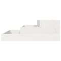 Miniatyrbilde 5 av 9: vidaXL Plantekasse hvit 78x78x27 cm heltre furu
