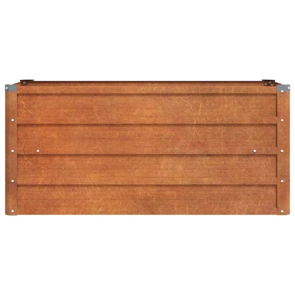 vidaXL Høybed rust 100x40x45 cm cortenstål