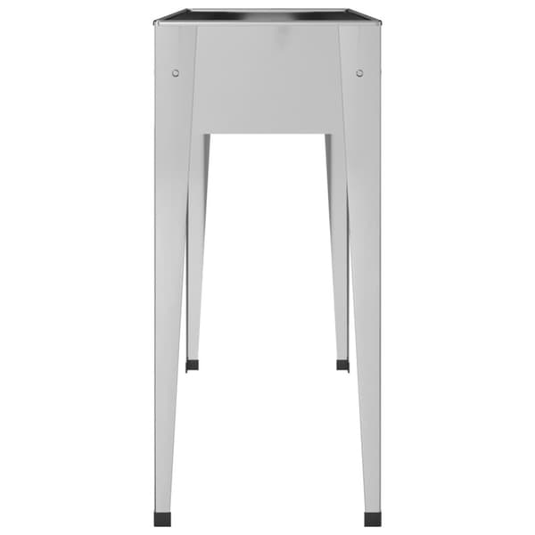 vidaXL Plantekasse 100,5x40,5x90 cm galvanisert stål