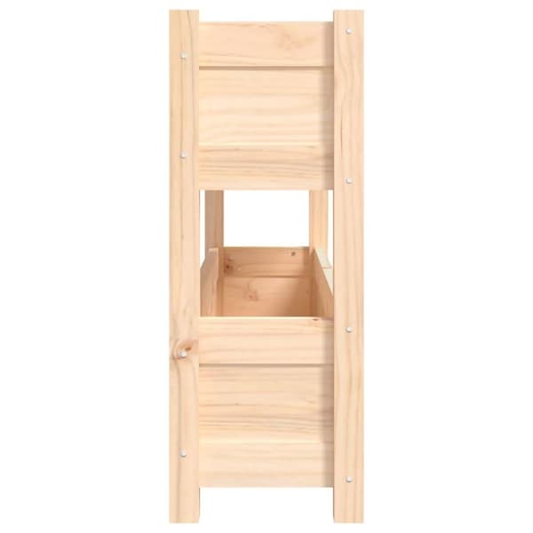 vidaXL Odlingslåda 112x25x66 cm massiv furu