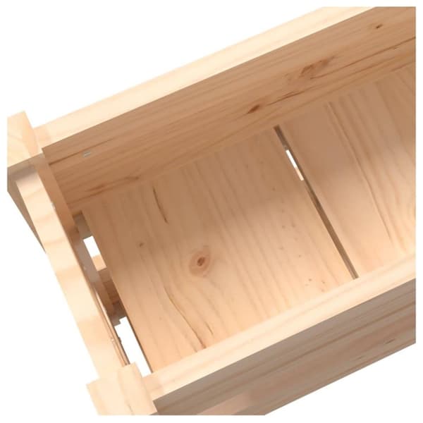 vidaXL Odlingslåda 112x25x66 cm massiv furu