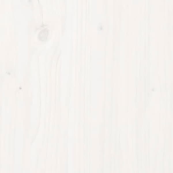 vidaXL Odlingslåda vit 112x25x66 cm massiv furu