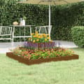 Miniatyrbilde 9 av 9: vidaXL Plantekasse honningbrun 80x80x27 cm heltre furu