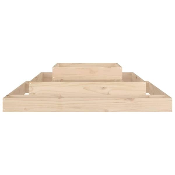 vidaXL Plantekasse 110x110x27 cm heltre furu