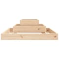 Miniatyrbilde 5 av 9: vidaXL Plantekasse 80x80x27 cm heltre furu