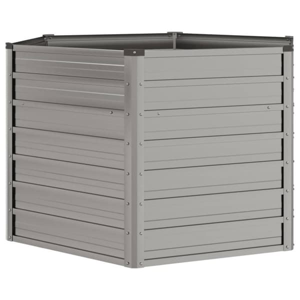 vidaXL højbed 129x129x77 cm cortenstål rustfarvet