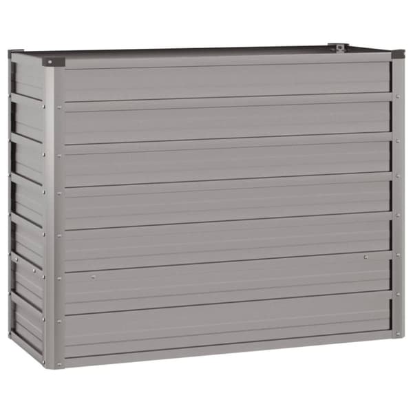 vidaXL Korotettu kukkalaatikko ruoste 100x40x77 cm Corten teräs