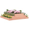 Miniatyrbillede 3 af 9: vidaXL plantekasse 110x110x27 cm massivt douglasgran