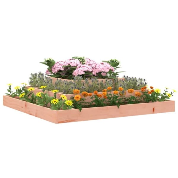 vidaXL plantekasse 110x110x27 cm massivt douglasgran