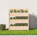 Miniatyrbillede 3 af 11: vidaXL plantekasse 112x25x104,5 cm massivt fyrretræ