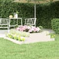 Miniatyrbillede 9 af 9: vidaXL plantekasse 110x110x27 cm massivt fyrretræ hvid