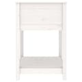 Miniatyrbilde 5 av 9: vidaXL Plantekasse med hylle hvit 82,5x54x81 cm heltre furu