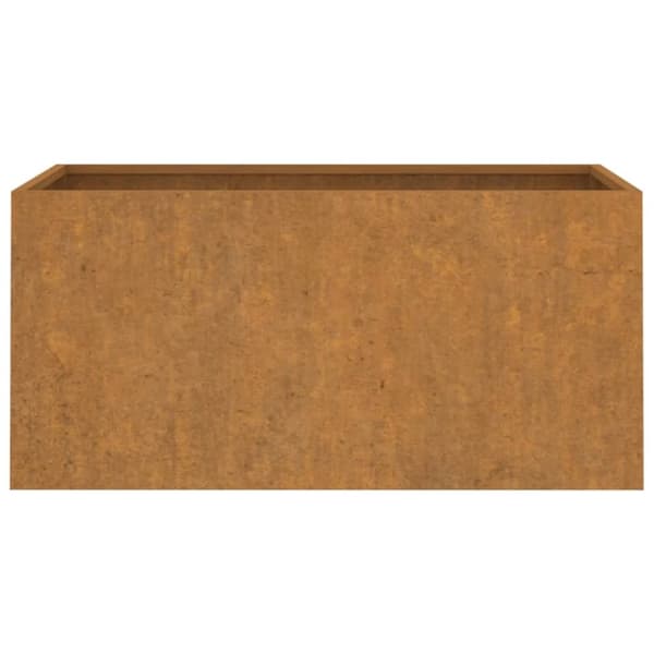 vidaXL Plantekasse 62x30x29 cm cortenstål