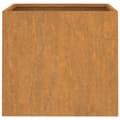 Pikkukuva 5 / 11: vidaXL Kukkalaatikot 2 kpl 32x30x29 cm Corten teräs