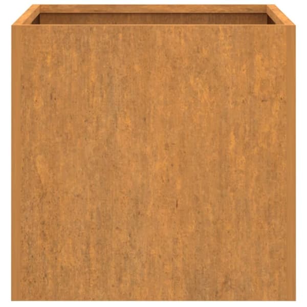 vidaXL Kukkalaatikot 2 kpl 32x30x29 cm Corten teräs