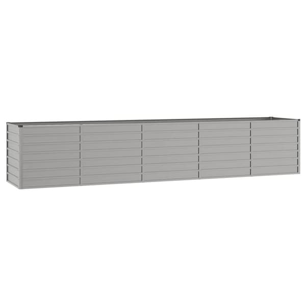 vidaXL højbed 400x80x77 cm cortenstål rustfarvet
