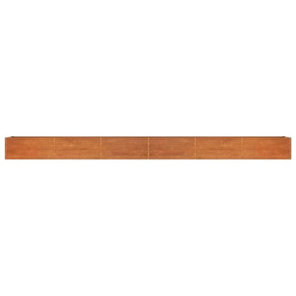 vidaXL højbed 600x80x45 cm cortenstål rustfarvet