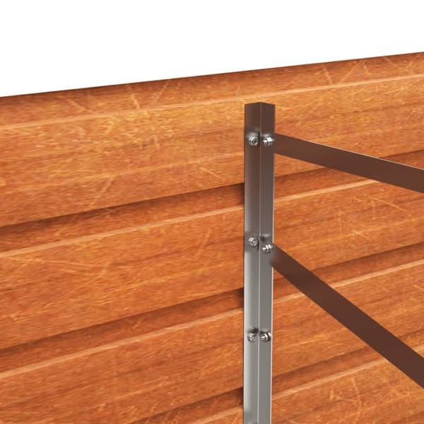 vidaXL højbed 600x80x45 cm cortenstål rustfarvet