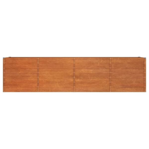 vidaXL Høybed rust 320x80x77 cm cortenstål