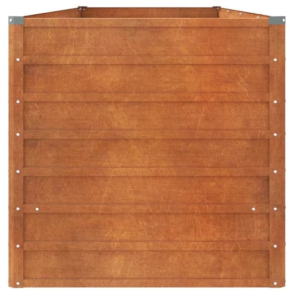 vidaXL Høybed rust 320x80x77 cm cortenstål