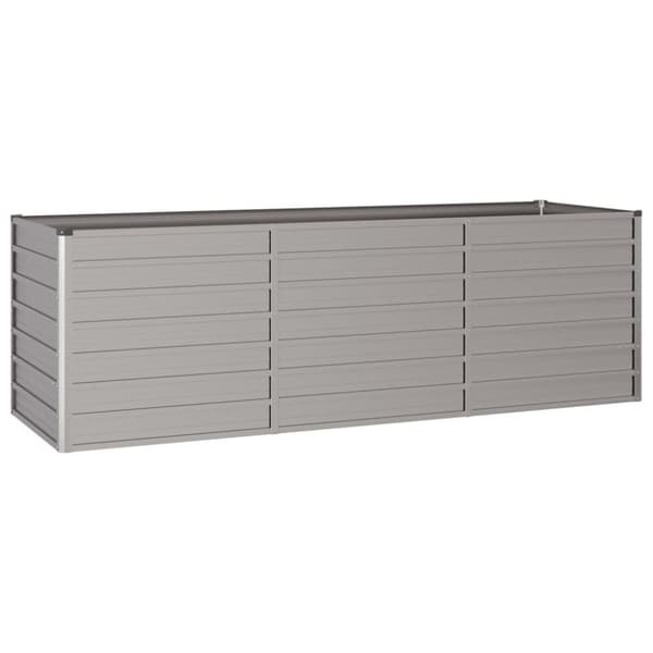 vidaXL Odlingslåda rostig 240x80x77 cm rosttrögt stål