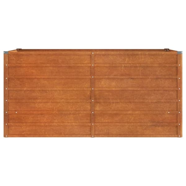 vidaXL højbed 160x80x77 cm cortenstål rustfarvet