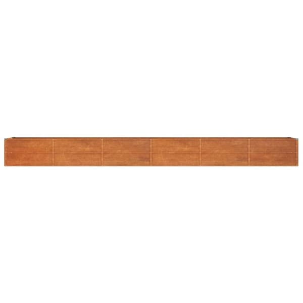 vidaXL højbed 480x80x45 cm cortenstål rustfarvet