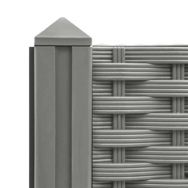 vidaXL højbed 120x40x71 cm polypropylen