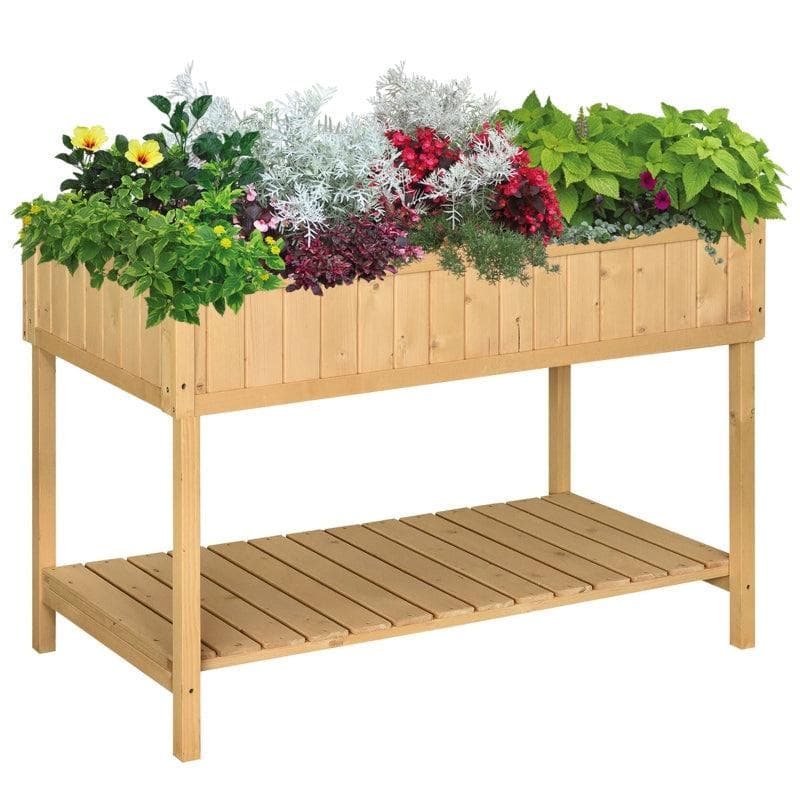 Rootz Planting Table Raised Bed Flower Box Growing Table Plant