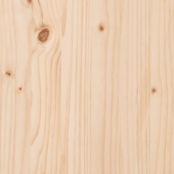 vidaXL Plantekasse med hylle 111,5x111,5x81 cm heltre furu