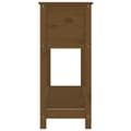 Miniatyrbilde 5 av 9: vidaXL Plantekasse med hylle honningbrun 111,5x34,5x81 cm heltre furu