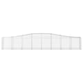 Miniatyrbilde 4 av 6: vidaXL Gabionkurver buede 15 stk 400x50x60/80 cm galvanisert jern